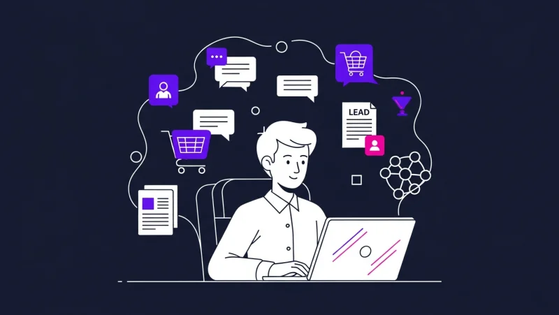 בעלי עסקים מנהלים את האתר בשיחה עם Claude, מחנות ועד לידים