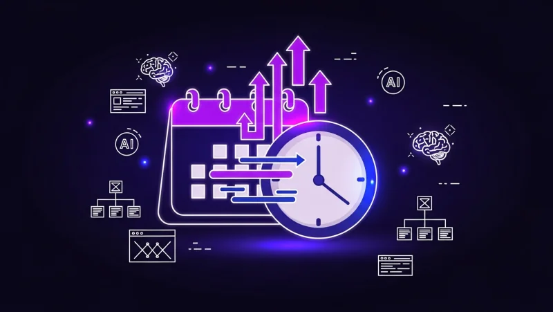 כמה זמן לוקח להופיע בתוצאות מנועי AI - ציר זמן של 2 עד 4 שבועות